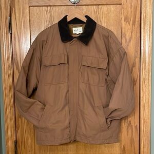 Brown Unisex Oversized Jacket by Garage XS